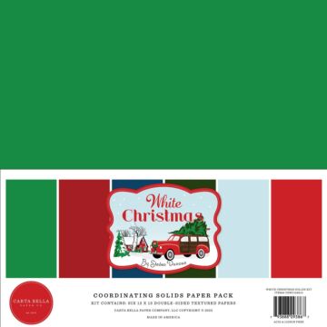 Carta Bella White Christmas Solids Kit