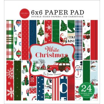 Carta Bella WHITE CHRISTMAS 6X6 PAPER PAD