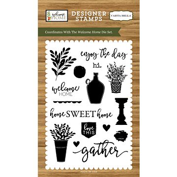 Carta Bella Welcome Home 4x6 Stamp Set