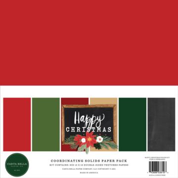 Carta Bella Happy Christmas Solids Kit