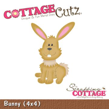 CottageCutz Bunny die retired 4x4