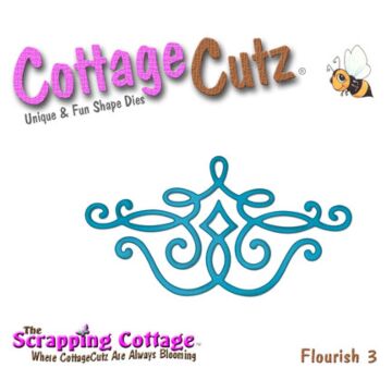 CottageCutz Flourish 3 die 4x4
