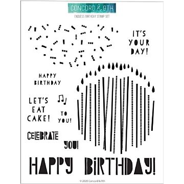 Concord & 9th - Endless Birthday Clear Stamp
