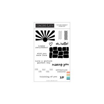 Concord & 9th Clear Stamp, Picture Perfect (14pc)