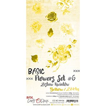 Craft O'Clock Basic Flowers, Set #06 (Yellow)