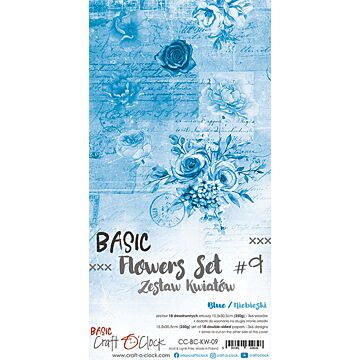 Craft O'Clock Basic Flowers, Set #09 (Blue)