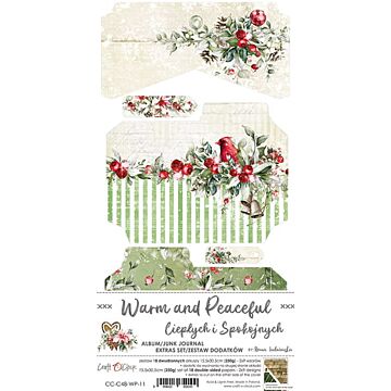 Craft O'Clock Junk Journal Extras Set, Warm and Peaceful