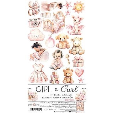 Craft O'Clock Extra Set, Girl & Curl - Baby Girl