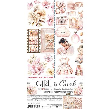 Craft O'Clock Extra Set, Girl & Curl - Mix