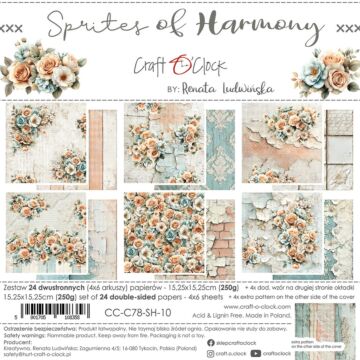 Craft O'Clock 6X6 Paper Pad, Sprites of Harmony