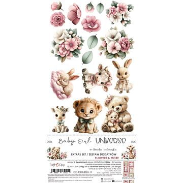 Craft O'Clock Extras Set, Baby Girl Universe - Flowers
