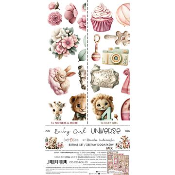 Craft O'Clock Extras Set, Baby Girl Universe - Mix