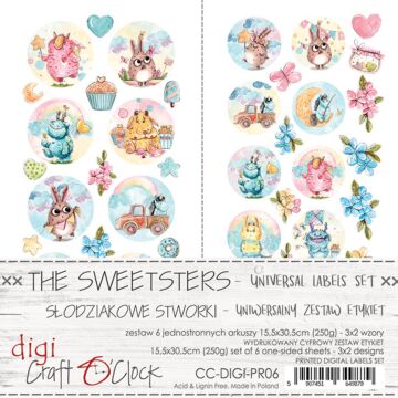 Craft O'Clock Labels Set, 06 - The Sweetsters (Universal)