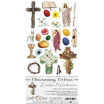 Craft O'Clock Charming Extras Set, 11 - Easter