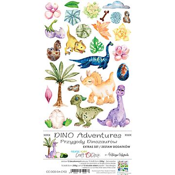 Craft O'Clock - Die Cut Extras Set, Dino Adventures