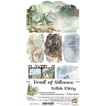 Craft O'Clock Junk Journal Extras Set, Trail of Silence