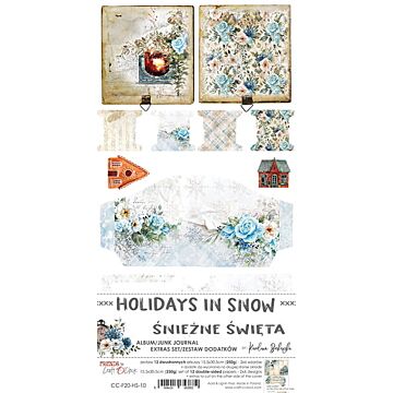 Craft O'Clock Junk Journal Extras Set, Holidays in Snow