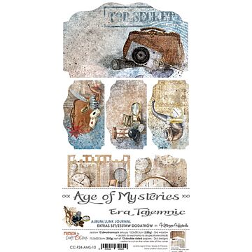 Craft O'Clock Junk Journal Extras Set, Age of Mysteries