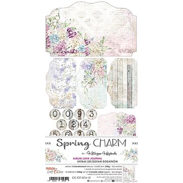 Craft O'Clock Junk Journal Extras Set, Spring Charm