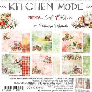 Craft O'Clock 6X6 Paper Pad, Kitchen Mode
