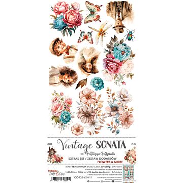Craft O'Clock Extras Set, Vintage Sonata - Flowers