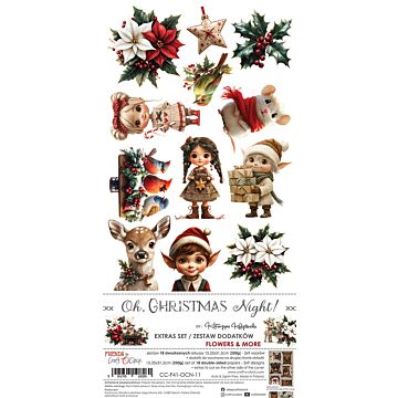 Craft O'Clock Extras Set, Oh Christmas Night - Flowers