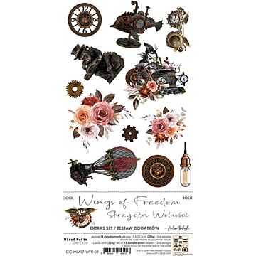 Craft O'Clock Die Cut Extras Set, Wings of Freedom