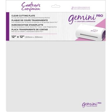 Crafter's Companion Gemini Pro Accessory, 12X12 - Clear Cutting Plate