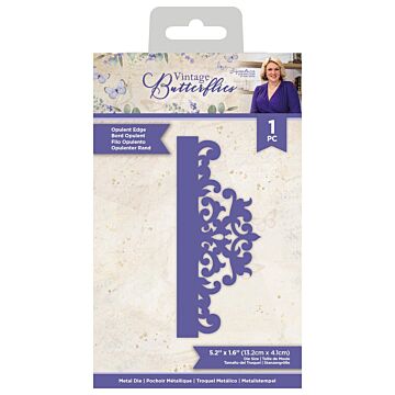 Crafter's Companion Sara Signature Die, Vintage Butterflies - Opulent Edge