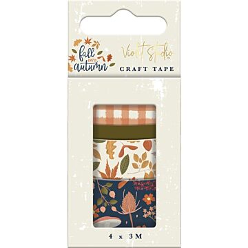 Crafter's Companion Violet Studio Washi Tape Set, Fall into Autumn