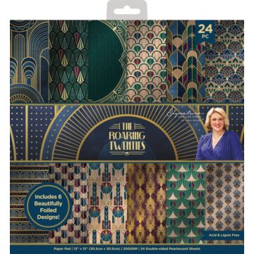 Crafter's Companion Sara Signature 12X12 Paper Pad, The Roaring 20's