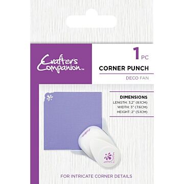 Crafter's Companion Corner Punch, Deco Fan