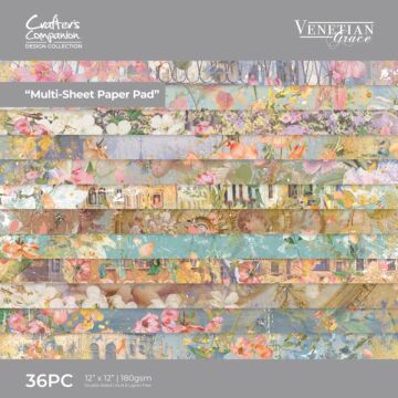 Crafter's Companion 12X12 Paper Pad, Venetian Grace