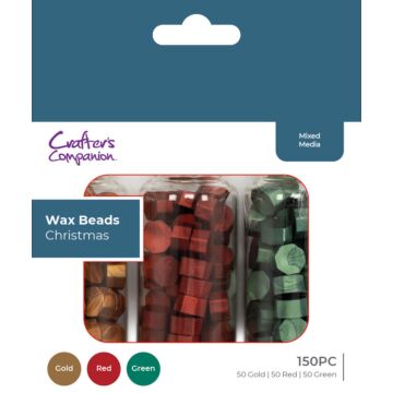 Crafter's Companion Wax Seal Beads, Christmas (3x50pc)