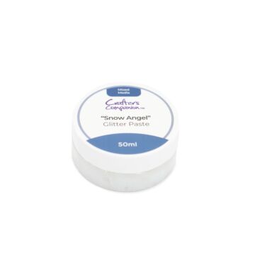 Crafter's Companion Mixed Media Glitter Paste, Snow Angel