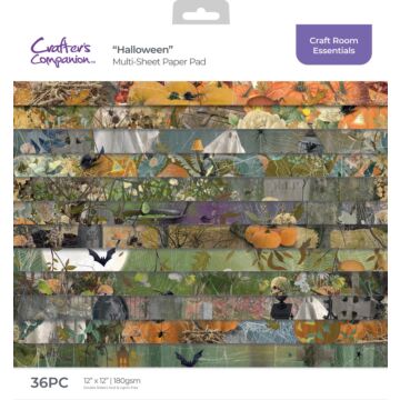 Crafter's Companion 12X12 Paper Pad, Halloween