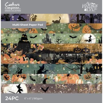 Crafter's Companion 6X6 Paper Pad, All Hallows Eve