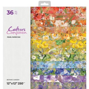 Crafter's Companion 12X12 Paper Pad, Botanic Garden