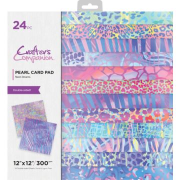 Crafter's Companion 12X12 Paper Pad, Neon Dreams