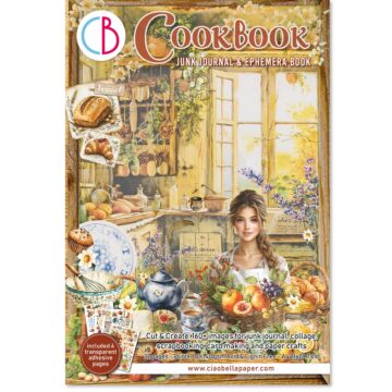 Ciao Bella A4 Junk Journal & Ephemera Book, Cookbook