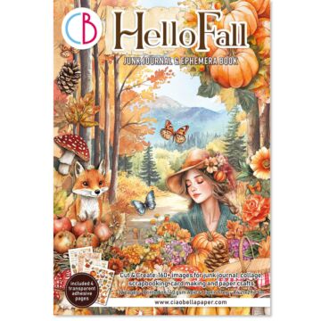 Ciao Bella A4 Junk Journal & Ephemera Book, Hello Fall