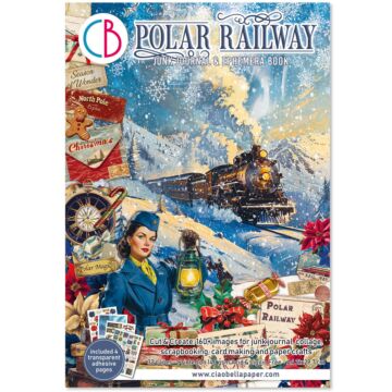 Ciao Bella A4 Junk Journal & Ephemera Book, Polar Railway