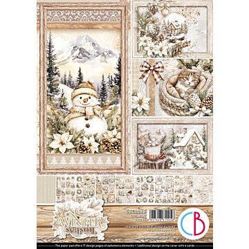 Ciao Bella A4 Creative Pad, Winter Season