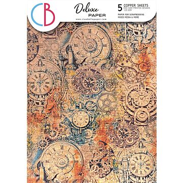 Ciao Bella A4 Deluxe Paper, Copper - Coral Reef