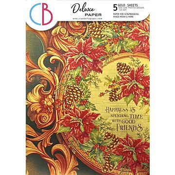 Ciao Bella A4 Deluxe Paper, Gold - The Nutcracker