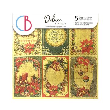 Ciao Bella 6X6 Deluxe Paper, Gold - The Nutcracker
