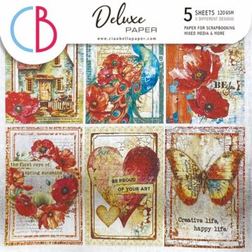 Ciao Bella 6X6 Deluxe Paper, Silver - Majestic Dream