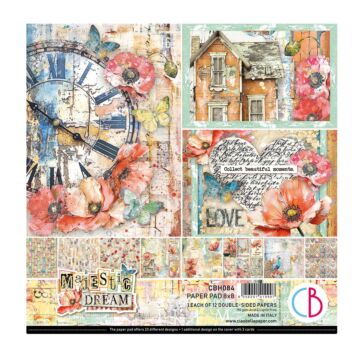 Ciao Bella 8X8 Paper Pad, Majestic Dream