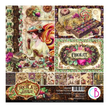 Ciao Bella Chocolate Wanderlust 8X8 Paper Pad