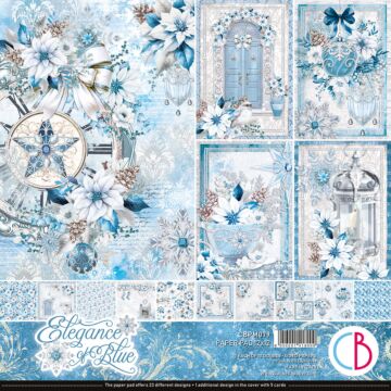 Ciao Bella 12X12 Paper Pad, Elegance of Blue